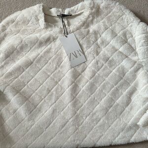 Faux fur Zara sweater!